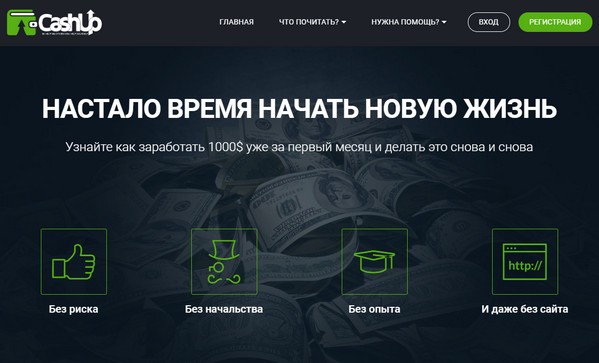 Cashup System Cashproject.ru отзывы