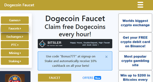 Doge-faucet.com — отзывы и обзор крана
