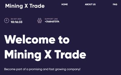 Mining X Trade отзывы,miningxtrade.com отзывы