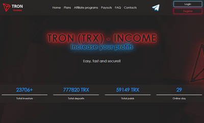 Tron-income.com отзывы о компании