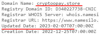 cryptoopay.store проверка сайта