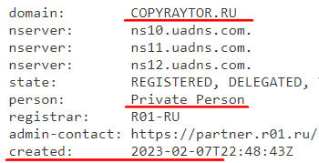 copyraytor.ru проверка сайта