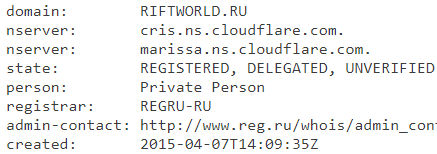 riftworld.ru проверка и обзор сайта